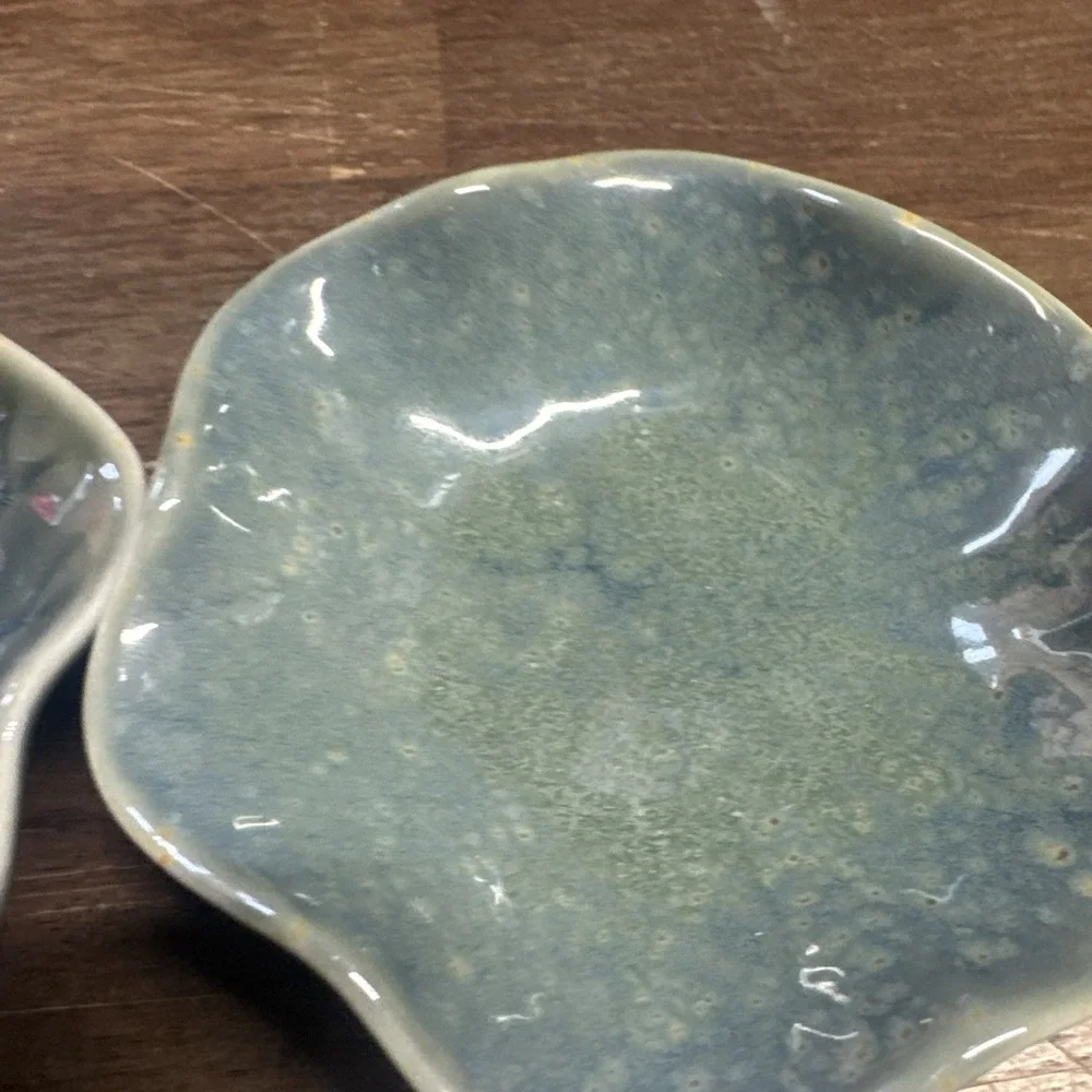 Ceramic Ring Dish, Jewelry Dish Holder, Small Trinket Tray Plate Set Of 2